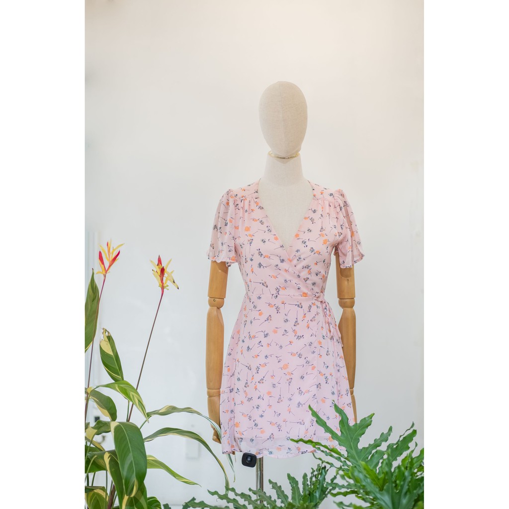 [Mã WABRWA15 giảm 15% đơn 300K] Đầm hoa - wrap - váy hoa HEYBEE HT19