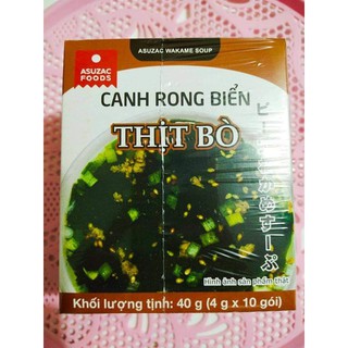 Canh rong biển thịt BÒ Asuzac