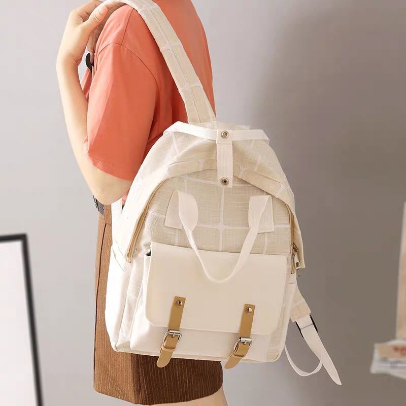 Ba Lô Học Sinh Nữ Phong Cách Hàn Quốc Mới