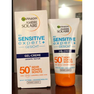 Kem Chống Nắng Garnier Sensitive Expert Spf 50+ Cho Da Mặt Nhạy Cảm, 50 ml
