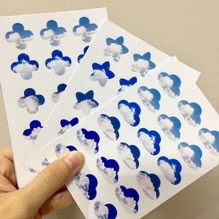 DOT STICKER MÂY TRỜI DÙNG TRANG TRÍ SỔ