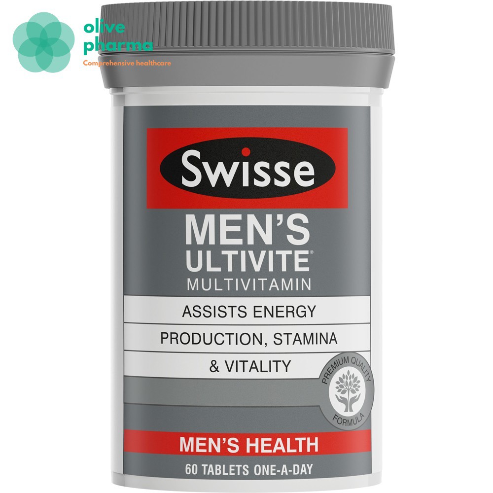 [Mã COS1505 giảm 8% đơn 300K] Swisse men's ultivite - vitamin tổng hợp Úc dành cho Nam | BigBuy360 - bigbuy360.vn