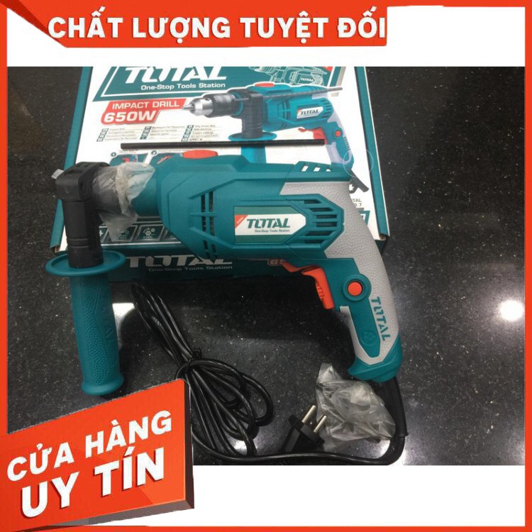 Máy Khoan Động Lực 650W TOTAL TG106136E [bảo hành chính hãng]