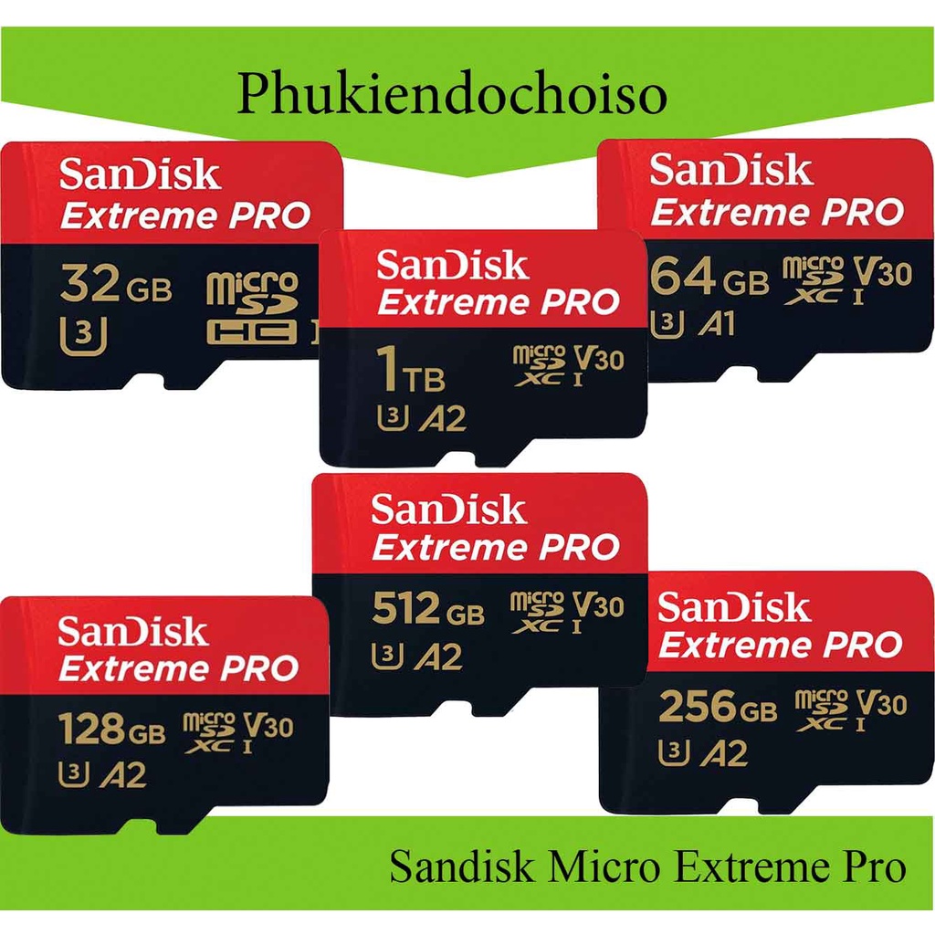 Thẻ nhớ Micro SD Sandisk, Chính hãng