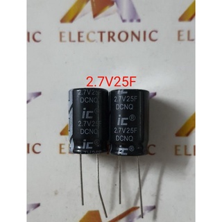 Tụ điện 25f 2.7v farad tụ điện 2.7v 25f 16 * 25mm 2,7v25f