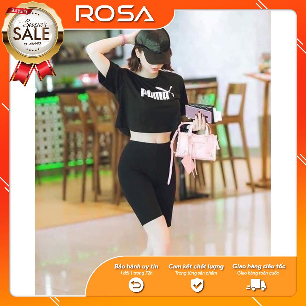Quần Legging Ngố Đùi Siêu Xinh Hot Nhất 2020 ROSA