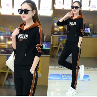 Đồ bộ thể thao thu đông nữ Popular