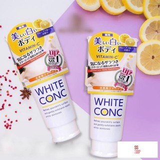 Tẩy Tế Bào Chết Toàn Thân White Conc Nhật Bản Tuýp 180g