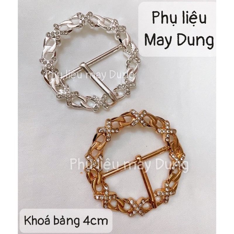 Khoá kiểu làm quần áo bảng 4cm