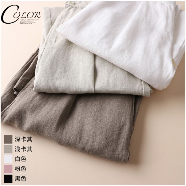 Quần Đũi Ống Rộng Cúc Khoá Chun Lưng Dáng Lỡ Kiểu Nhật - Quần Ống Suông Khóa Trước Dáng Lửng Siêu Hot - TQ2 - S4