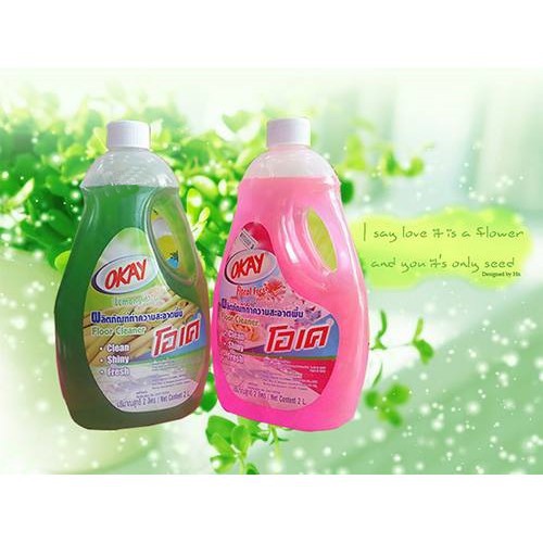 [GIÁ SỈ] Nước lau sàn Okay Thái Lan can 2L