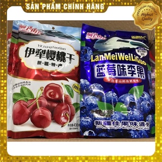 Gói 428g kẹo ô mai cherry/ việt quất
