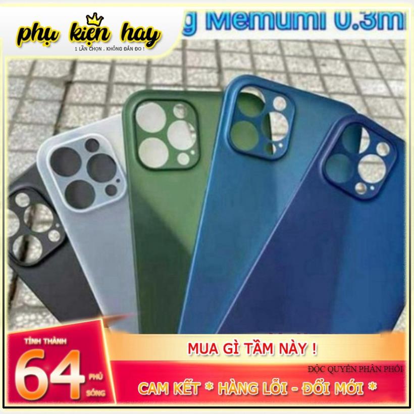 Ốp lưng siêu mỏng cho iPhone 12 Pro Max/12 Pro/12/12 mini, iP 11/11 Pro/11 Pro Max chính hãng Memumi