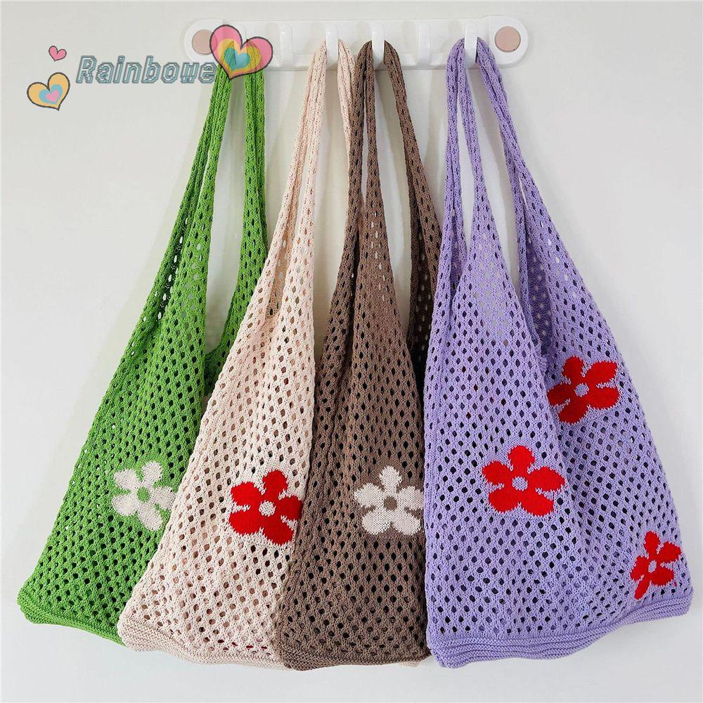 Túi xách tote đan len cỡ lớn thời trang cho nữ