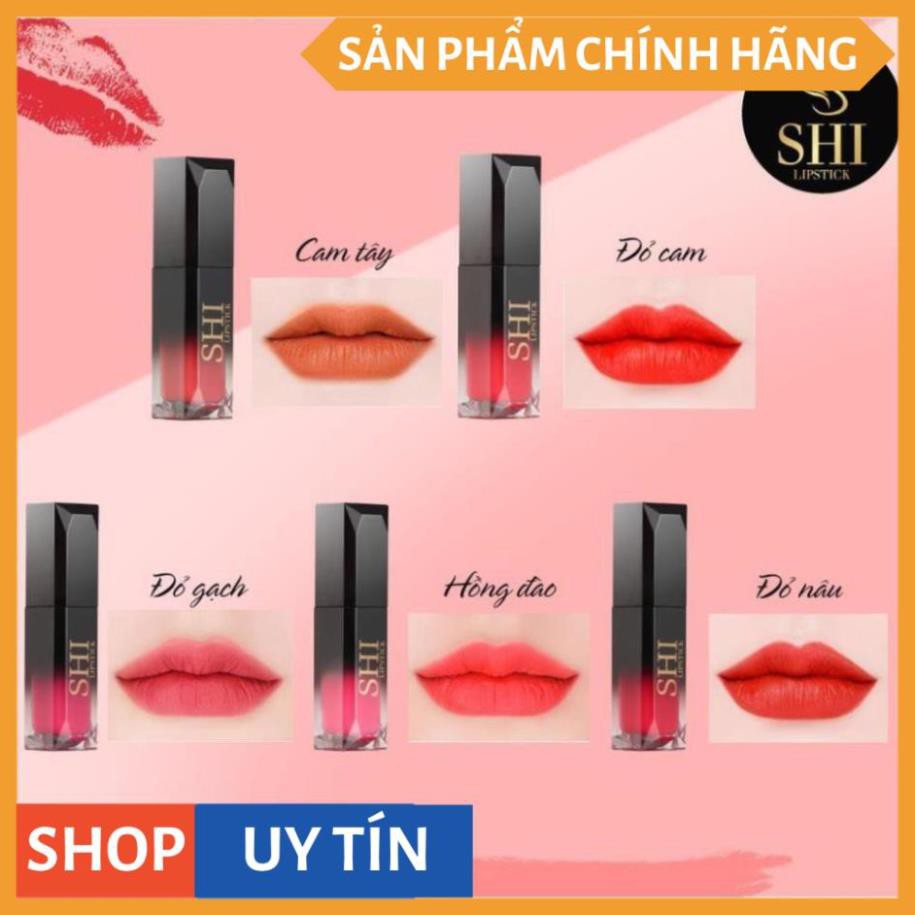 SÉT 5 SON - Son Ăn Được - Son Không Chì - Son đỏ cam - Bền Màu - Lên màu chuẩn - HÀNG MỚI VỀ V V V | BigBuy360 - bigbuy360.vn