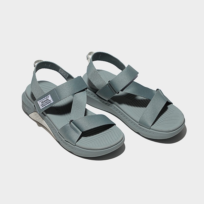 Giày sandal nam, nữ SHONDO F7 Racing Đế xám quai xám - Đi học, đi chơi [HÀNG CHÍNH HÃNG]