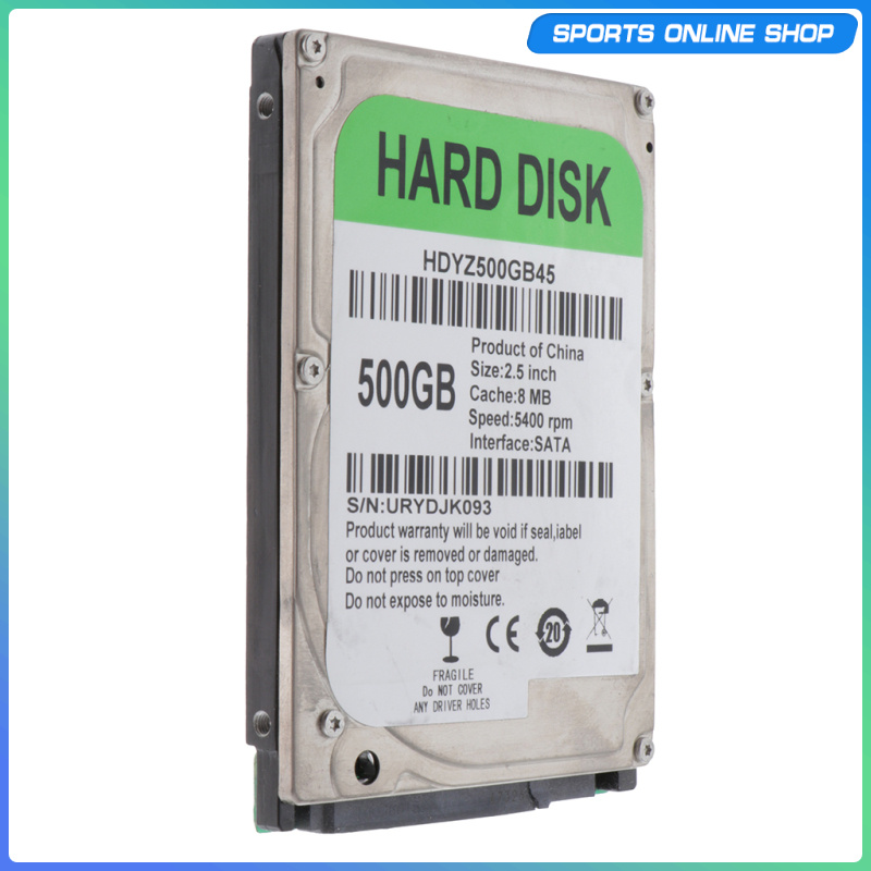 2.5\'\' 500GB Internal High Performance SATA Hard Disk Drive HDD