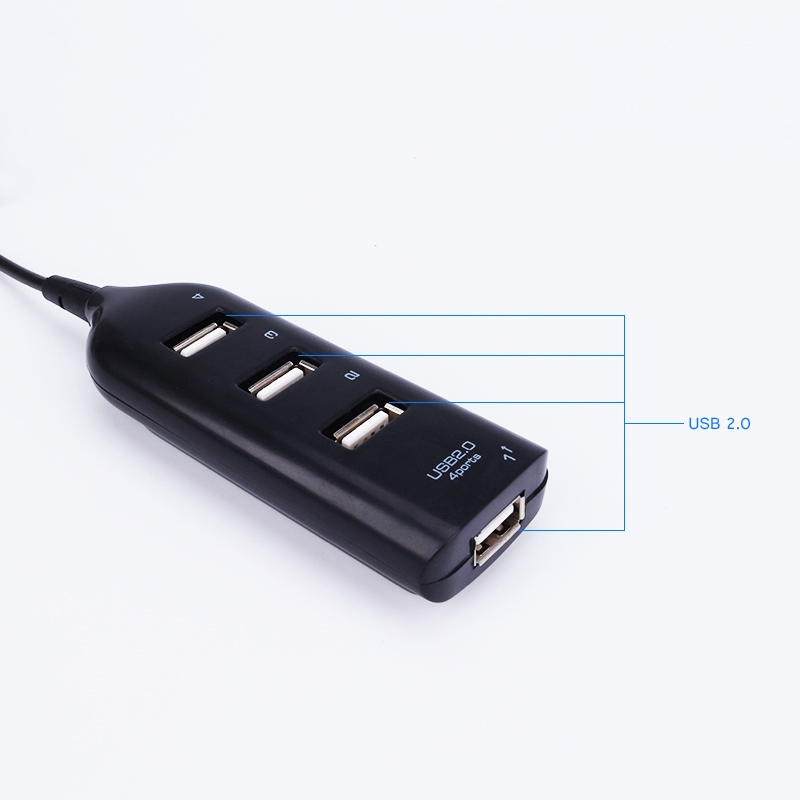 Bộ chuyển đổi chia 4 cổng USB 2.0 tốc độ cao mini cho máy tính PC