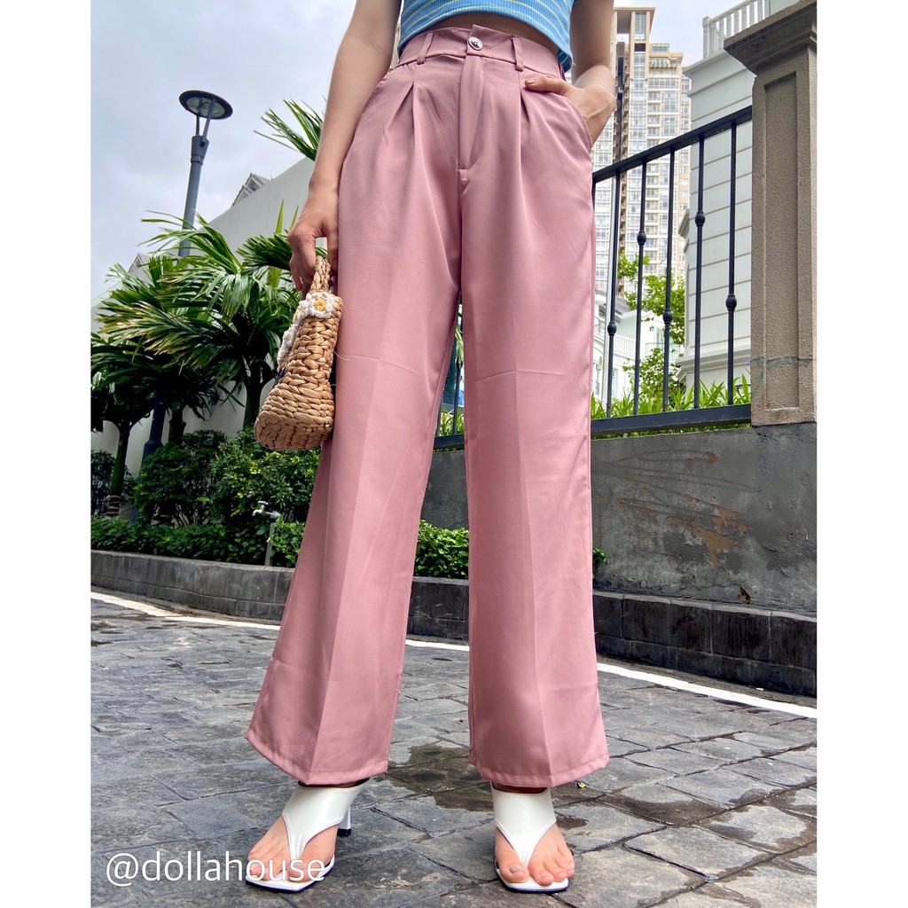 Quần tây ống rộng thời trang Hàn Quốc mẫu 748 | BigBuy360 - bigbuy360.vn