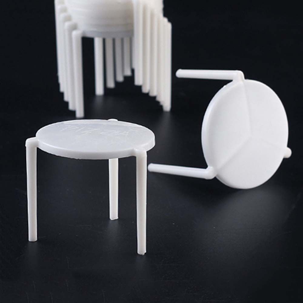 Giá Đỡ Ba Chân Bằng Nhựa Pp Cố Định Bánh Pizza Nhiều Màu Dùng Một Lần Cho Nhà Bếp