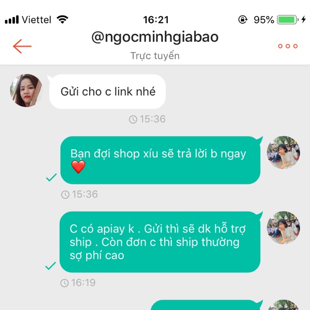 Đơn khách chốt live