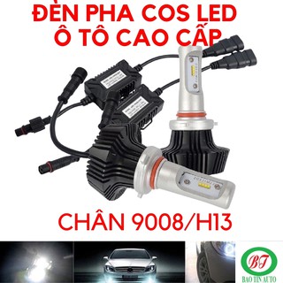 Đèn pha, cos led  ô tô cao cấp  ❤ Freeship ❤ Chân 9008/H13 set 2 bóng