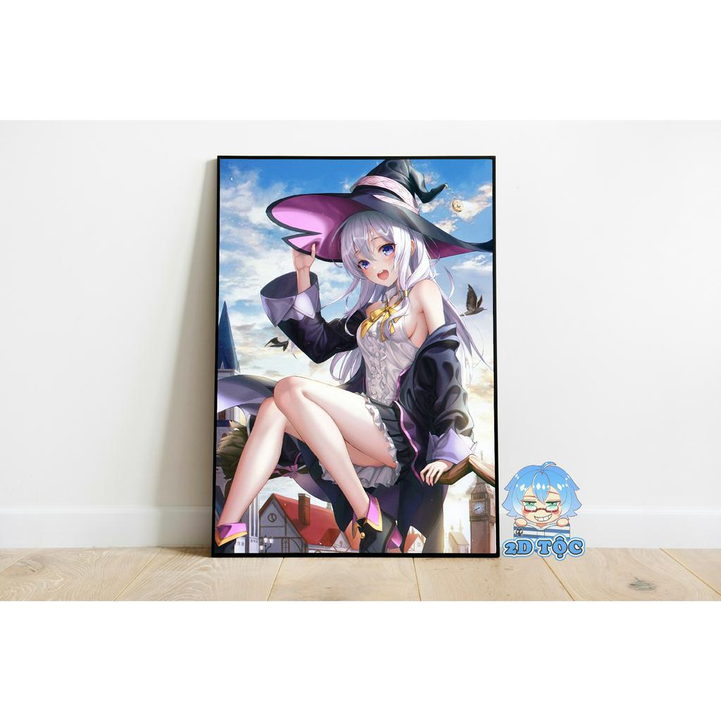 TRANH POSTER A3 Anime Manga Hành trình của Elaina Majo no Tabitabi  CHẤT LIỆU GIẤY CAO CẤP - 2D Tộc Shop