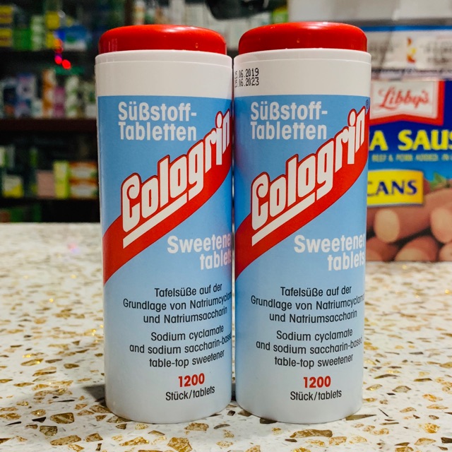 [chính hãng] Đường ăn kiêng COLOGRIN lọ 1200 viên