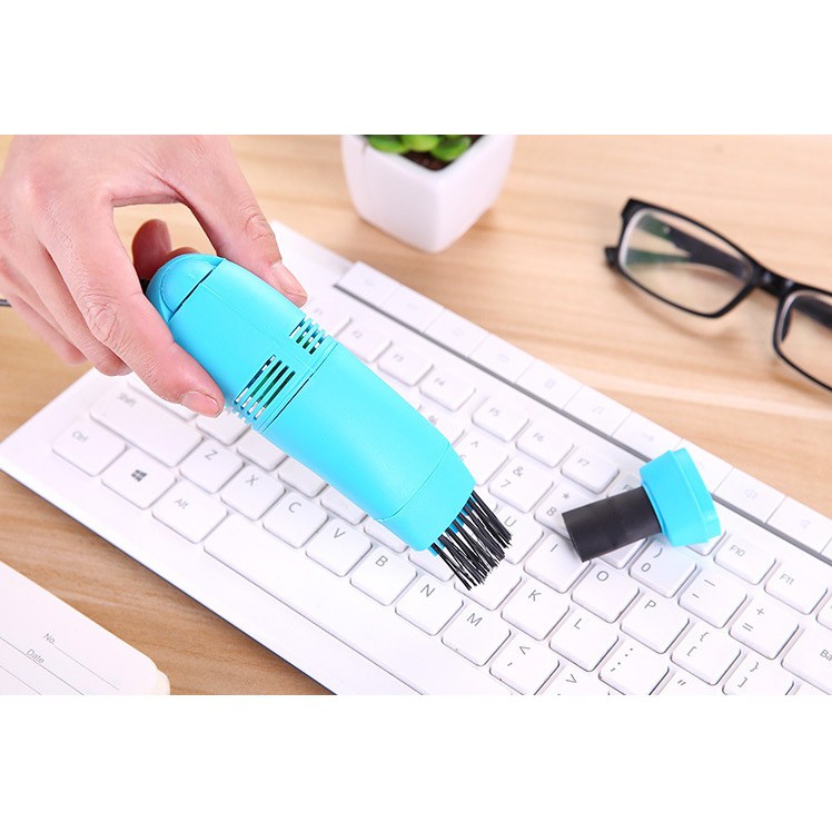 Máy hút bụi bàn phím laptop máy tính mini sạc cổng USB siêu tiện lợi