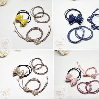 Set 4 cột tóc Handmade Hàn Quốc Bemin