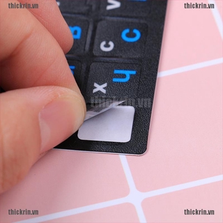 <Hot~new>Russian standard keyboard layout sticker letters on replacement