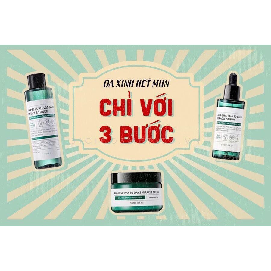 Bộ 3 Sản Phẩm Toner + Serum + Kem Dưỡng Some By Mi AHA-BHA-PHA Fullsize | BigBuy360 - bigbuy360.vn
