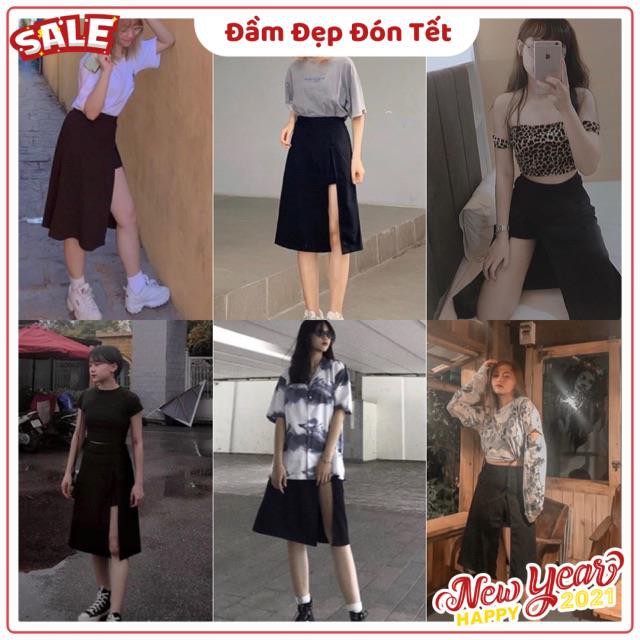 Chân váy Hyon Skirt hack chân siêu dài - dáng váy suông dễ mix sau lưng phối chun co giãn kèm ảnh thật | BigBuy360 - bigbuy360.vn