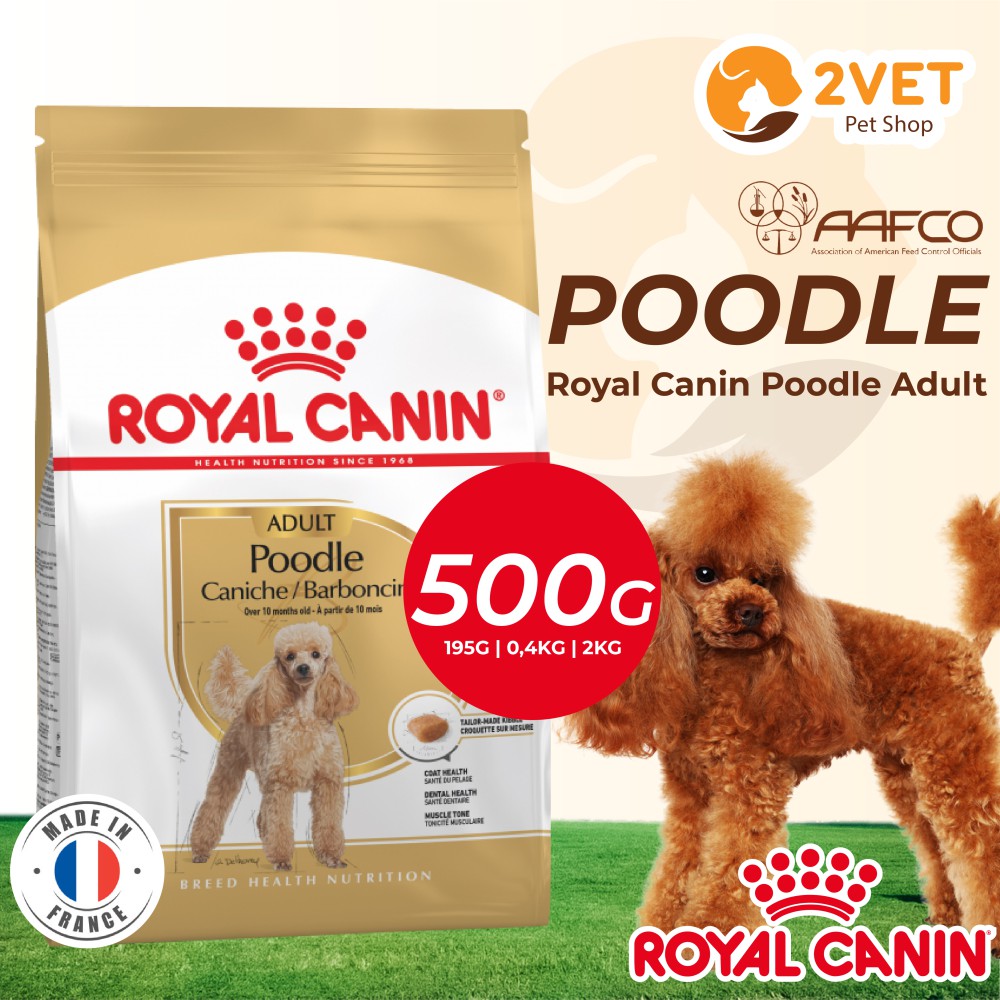 [Thức Ăn Nhập Khẩu] Royal Canin Poodle Adult - Gói 1,5Kg - Đồ Ăn Dành Cho Chó Poodle - Thương Hiệu Quốc Tế