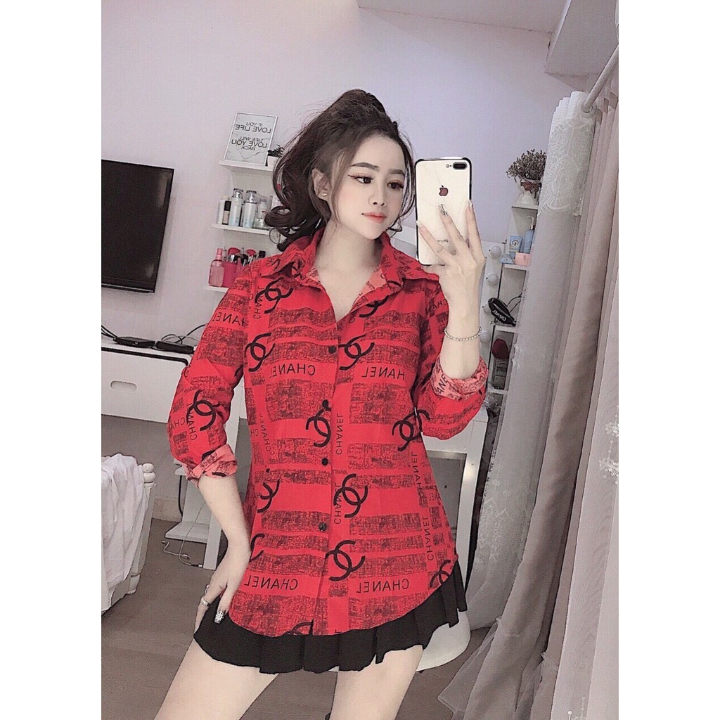 Áo sơ mi lụa hàng đẹp siêu hot