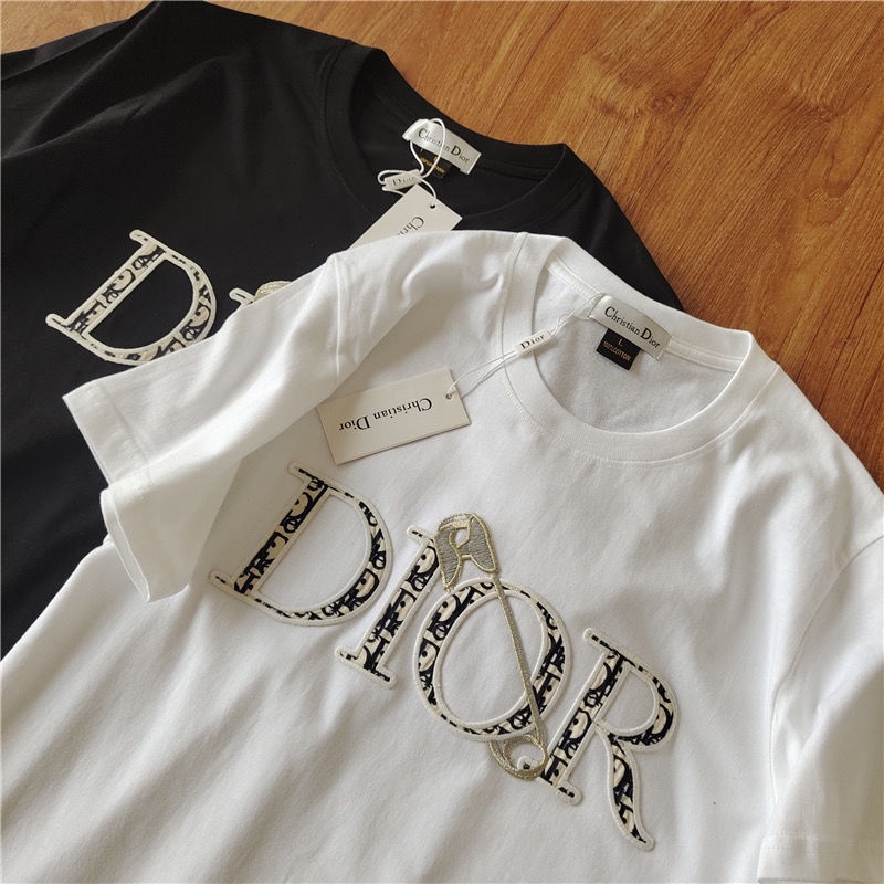 DIOR1 Ghim Dán Vải Thêu Chất Lượng Cao Phong Cách Âu Mỹ Dành Cho Nam Và Nữ