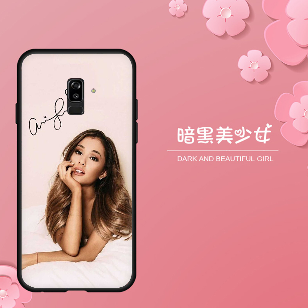 Ốp Điện Thoại Tpu Mềm Chống Rơi Hình Ariana Grande Cho Samsung J2 Prime J4 Plus J4 Prime J5 Prime J6 2018 J6 Plus J6 Prime