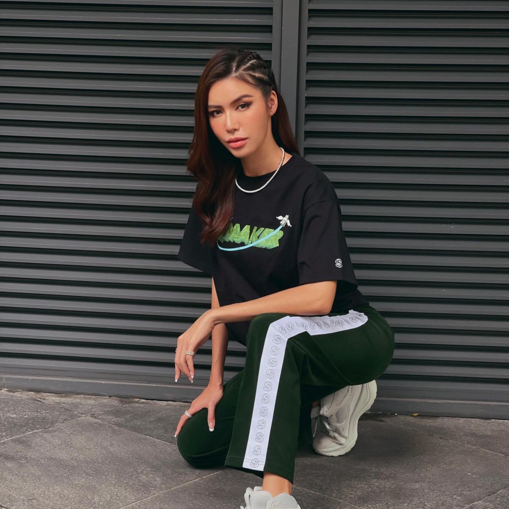 Áo thun cotton nam nữ Unisex form rộng tay lỡ, local brand chính hãng - FLYING MONEY TEE