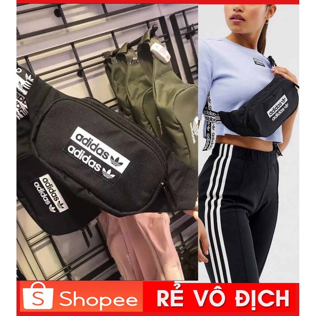 🔥 [ GIÁ RẺ NHẤT ] Túi bao tử / Túi đeo bụng Adidas R.Y.V Waist Bag - EJ0974 | XUẤT DƯ XỊN 100% / ẢNH THẬT / HÀNG CÓ SẴN