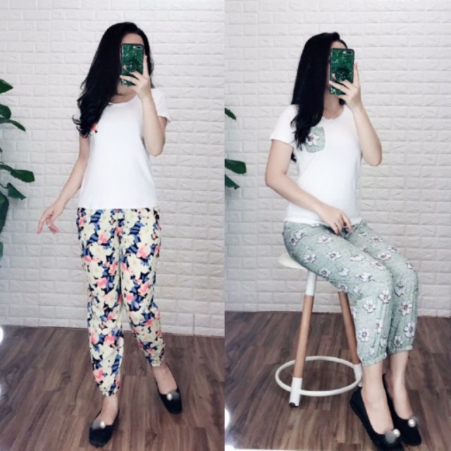 Set ao phông + quần lanh