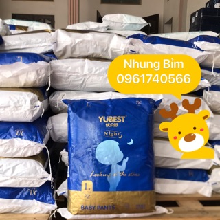 Bỉm YUBEST NIGHT nội địa Trung Quốc quần / dán đủ size S80, M76, L72, XL68. XXL64