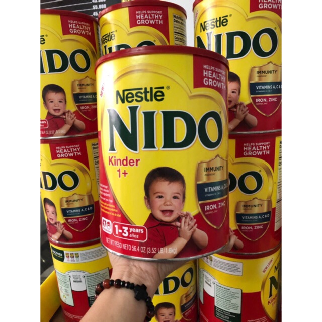 Sữa Nido đỏ 1.6kg của Mỹ (7/21)