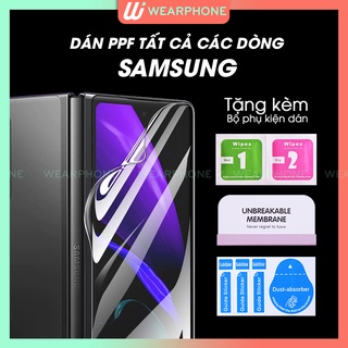 Dán PPF Samsung S21+Ultra A52s A12 A71 A51 A13 A23 A53 A73 M62 M33 M23 M51 M53 M32 M22 M12 4G5G Cường Lực Dẻo Bảo Vệ Máy