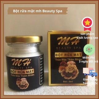 Bột rửa mặt mh Beauty Spa ⚡ HÀNG CAO CẤP ⚡ bột thảo mộc thiên nhiên giúp làm trắng da, đẩy mạnh quá trình tái tạo da