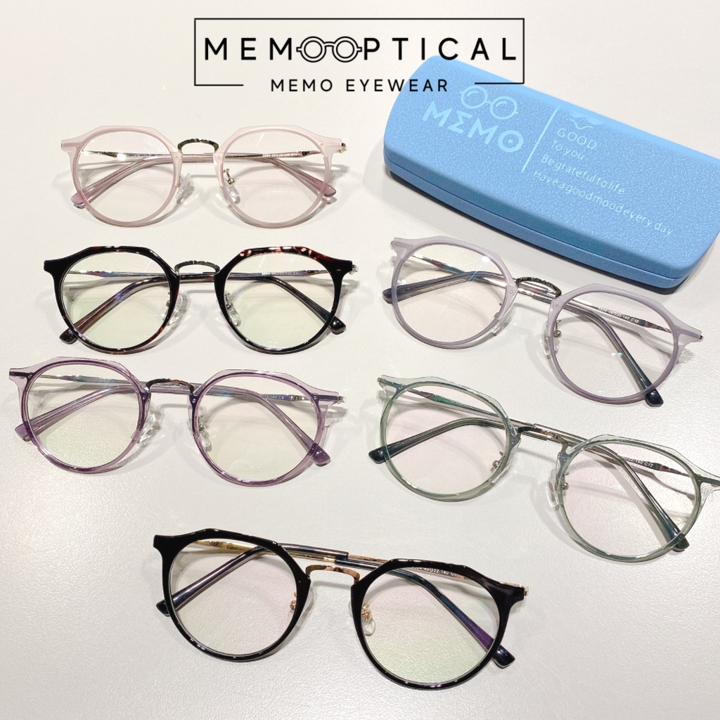 Gọng Kính Hàn Quốc Dáng Mắt Mèo LookFace 3504 Phong Cách Thời Trang Memo Optical