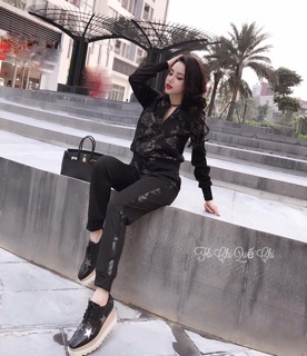Set thể thao hoa hồng 