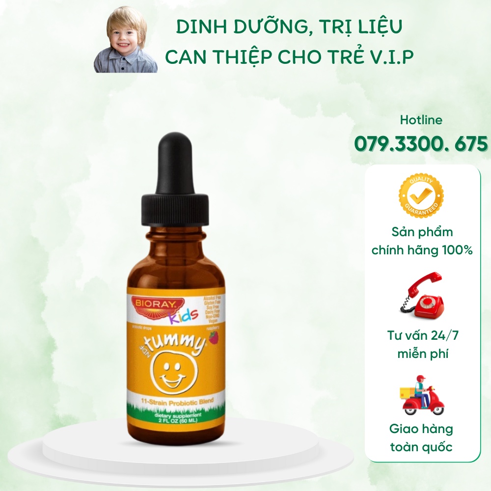 Tummy Bioray Kids 🔥 CAM KẾT CHÍNH HÃNG 🔥 Thực phẩm tăng cường khả năng nói và giao tiếp của bé hiệu quả 60ml
