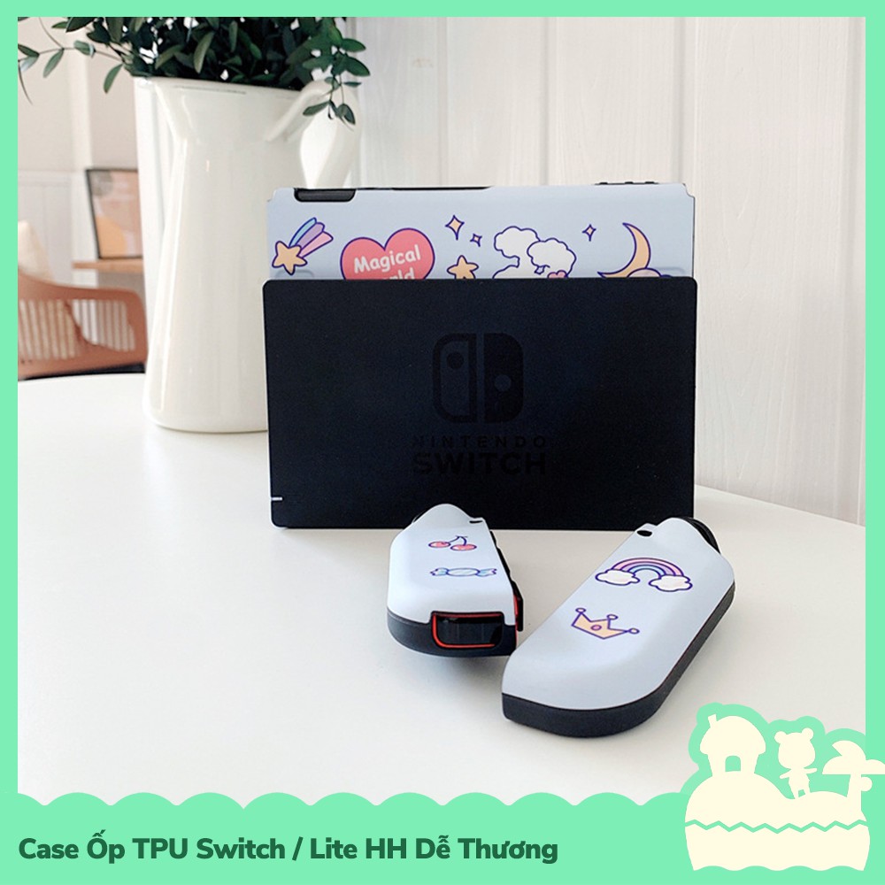 [Sẵn VN - NowShip] Phụ Kiện Case Ốp Lưng Nintendo Switch / Switch Lite TPU Dẻo Game Nhân Vật Hoạt Hình Dễ Thương 2