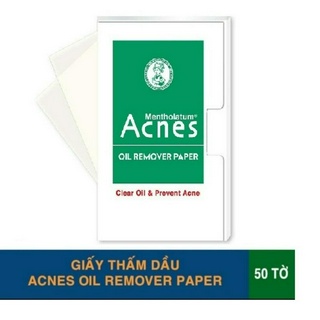 Giấy thấm dầu acnes dành cho da nhờn bịch 50 tờ hút dầu nhờn ngăn ngừa mụn