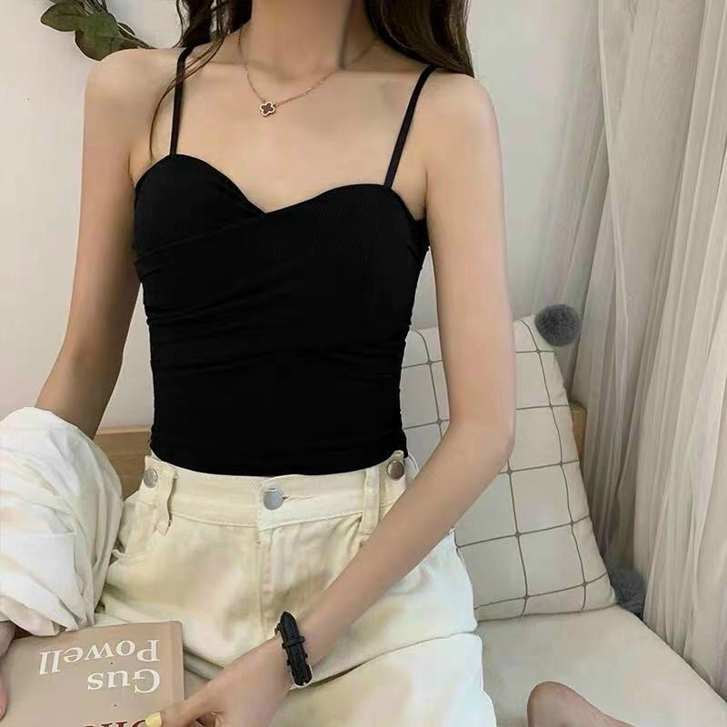 Áo 2 Dây Bra Xoắn Ngực Có Mút Đệm Gợi Cảm | BigBuy360 - bigbuy360.vn